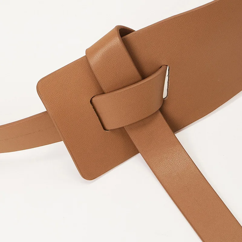 Neuer Damen-Taillenmieder aus PU mit weichem Knoten – einfacher, vielseitiger und modischer Gürtel – Detail 16