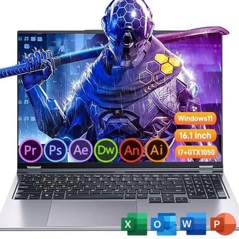 16.1" intel core i7-8750H GTX1050 gaming laptops portable notebook computer pc 32GB DDR4 1TB windows 11 Backlit Keyboard deals 1