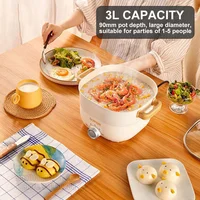 SUPOR Split Electric Cooker 3L Portable Multi-Function Rice Cooker 4-level Fire Power Household Electric Hot Pot For Steaming 2