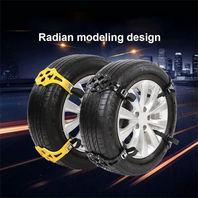 

Car Tire Snow Chain Durable Winter Wheels Tyre Anti-Skid Snow Ice Chains Belt Emergency Safety Driving Car Chains For Snow Ice