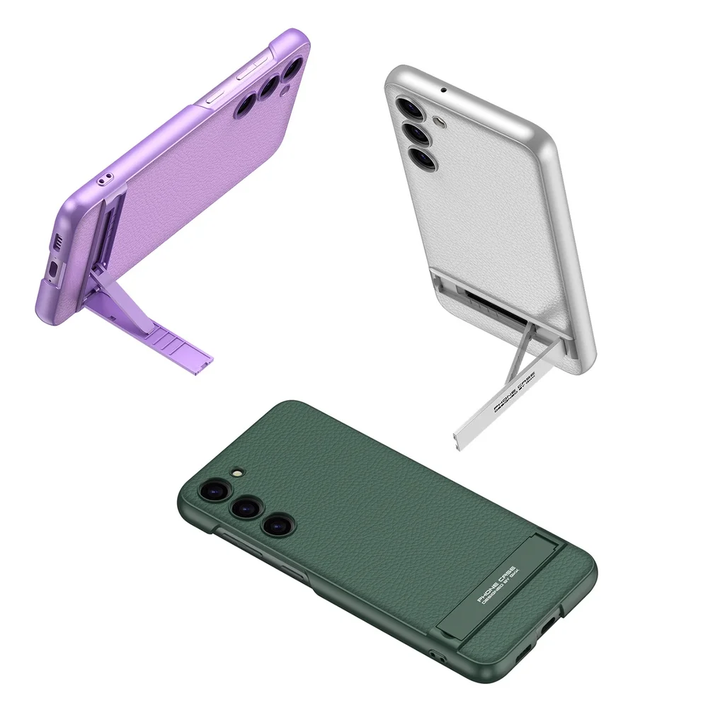

Роскошный тонкий чехол для Samsung Galaxy S23 Plus с кронштейном S23Plus защитный чехол для телефона