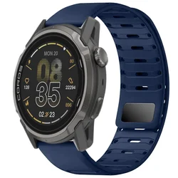 Premium 22mm Silicone Magnetic Bracelet Watch Strap - Suunto Ocean (Midnight Blue)