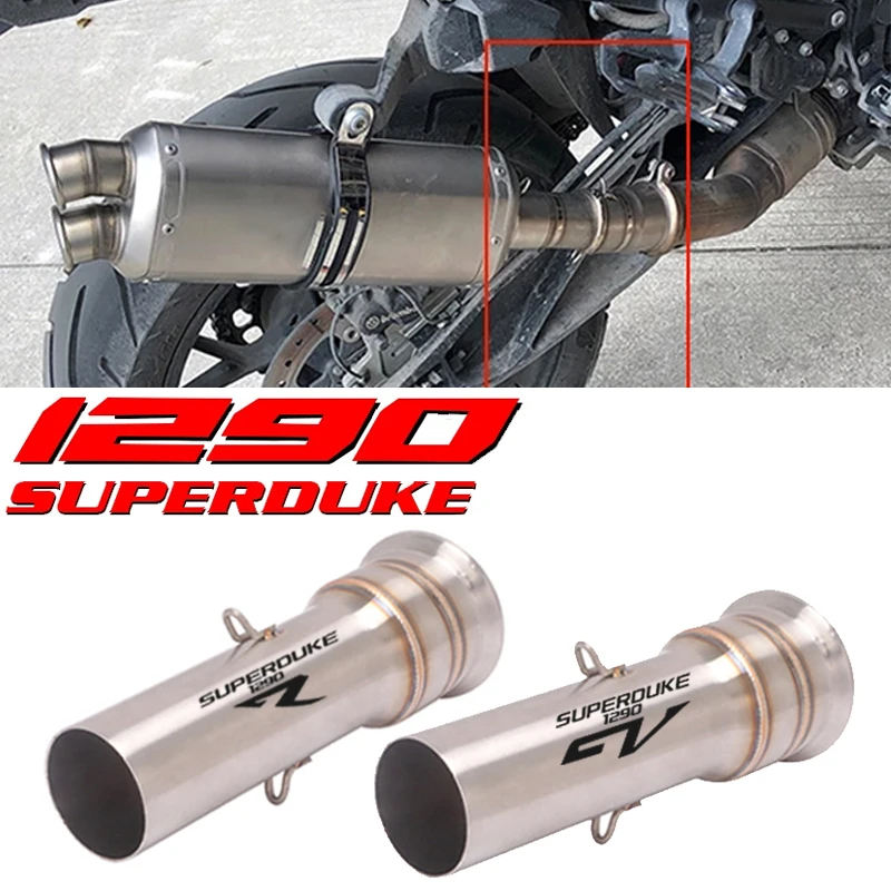 For Ktm 1290 Super Duke R Gt Sdr 2017 2018 Exhaust Pipe Mid Link Pipe Muffler for KTM 1290 Middle Connector 50.5mm 72mm Adapter 15 - Racext For Ktm 1290 Super Duke R Gt Sdr 2017 2018 Exhaust Pipe Mid Link Pipe Muffler for KTM 1290 Middle Connector 50.5mm 72mm Adapter - - Racext 14