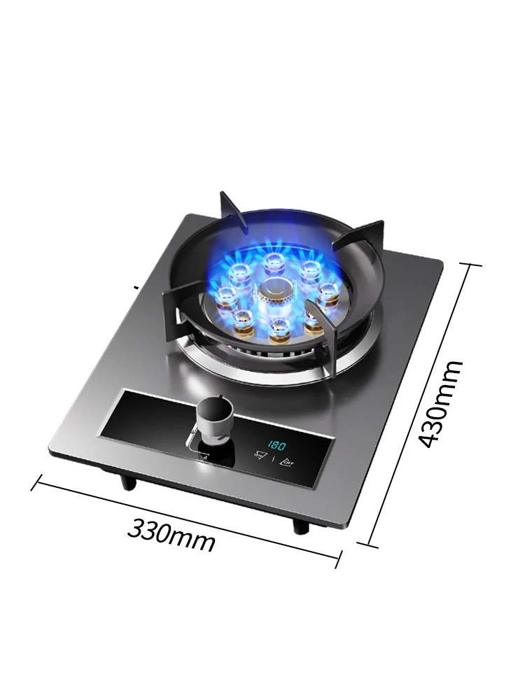 Gas Stove Single Stove Household Liquefied Gas Embedded Natural Fierce Fire Single Stoves Table Kitchen Hob
