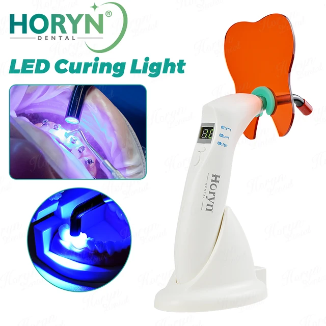 5W Wireless Dental Curing Light Cured Resin Odontological with LED Lamp 1800w Dental Photopolymerizer Dentist Tools