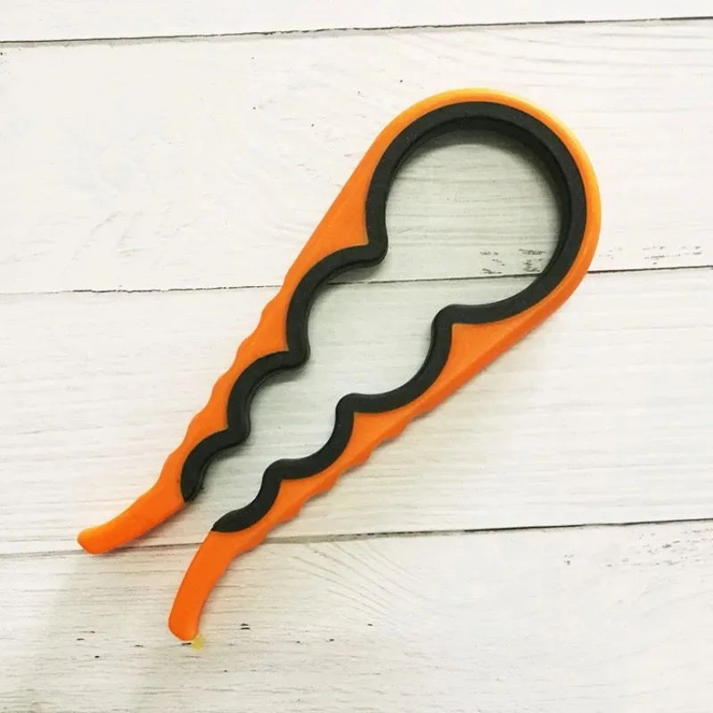 Bottle Opener, Easy To Grip Wrench, 4-in-1, Convenient  Beer Bottle Cap and Lid Unscrewing Tool, Portable Kitchen  Tool