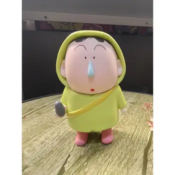 Ornamento per cruscotto auto di Crayon Shin-chan, decorazione per la casa, simpatica statuetta da scrivania, bambola dei cartoni animati, regalo divertente per gli amici
