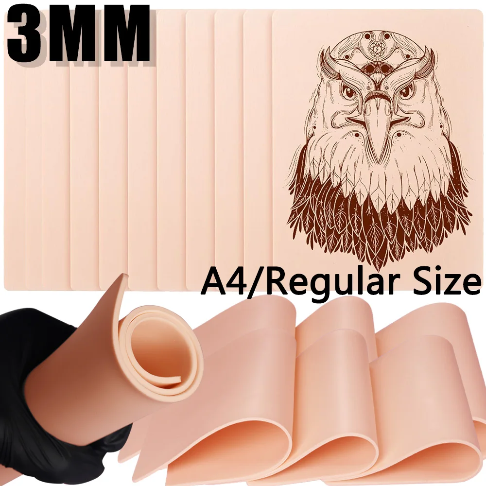 Thicker A4 Tattoo Practice Skin for Permanent Makeup Training