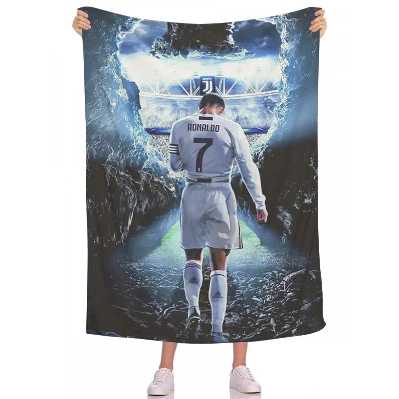 

CR7 Cristiano Ronaldo H Blanket Plaid on the Sofa Blankets and Bedspreads Bedspread Bed Anime Summer Throw & Throws Double Baby