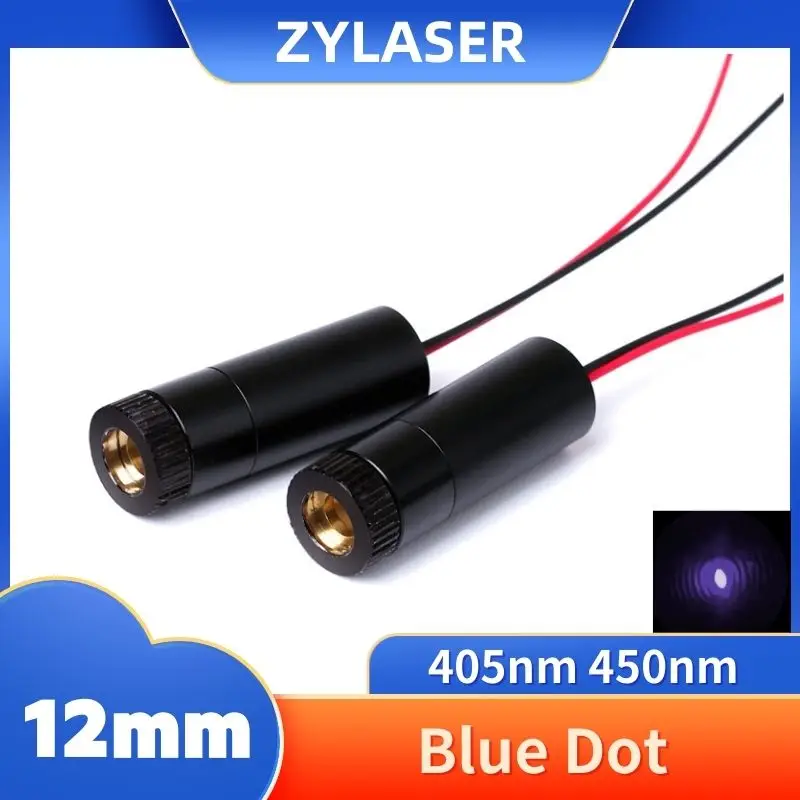 

12mm Focusable 450nm 450nm 5mW 10mW 20mW 30mW 100mW Blue Dot Glass/Plastics Lens Laser Diode Module Industrial Grade