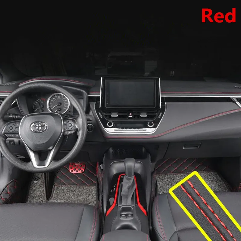 Hot Car Self-adhesive Dashboard Decorative Line For Seat cover Altea Ibiza  Cupra Leon Cupra MK1 MK2 Toledo - AliExpress