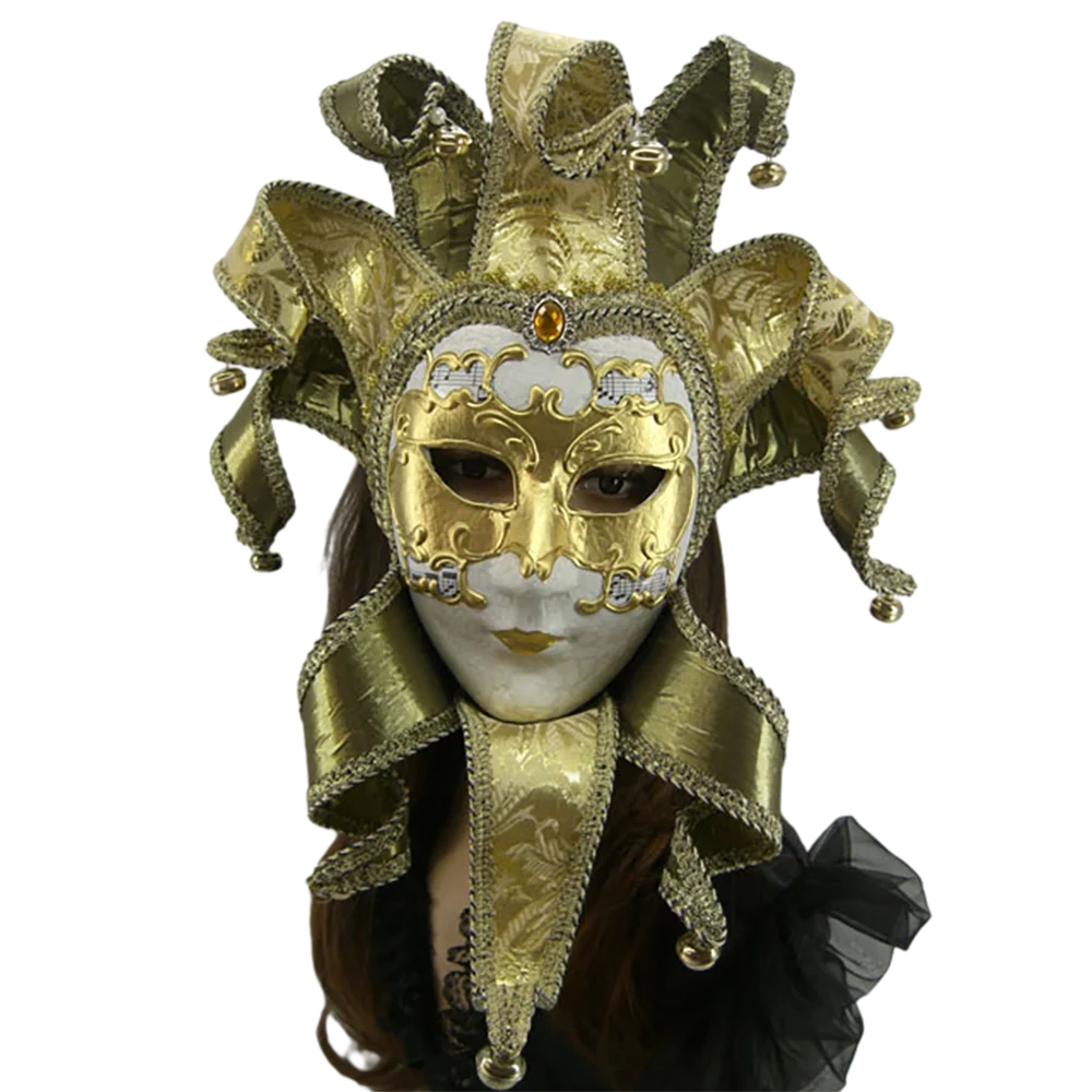 ベニスハイエンドハロウィンピエロマスク、コスプレマスク - AliExpress