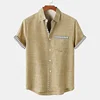 119517-1d17ec.jpg Men's Casual Linen Shirt Premium Lightweight Hawaiian Seaside Tee
