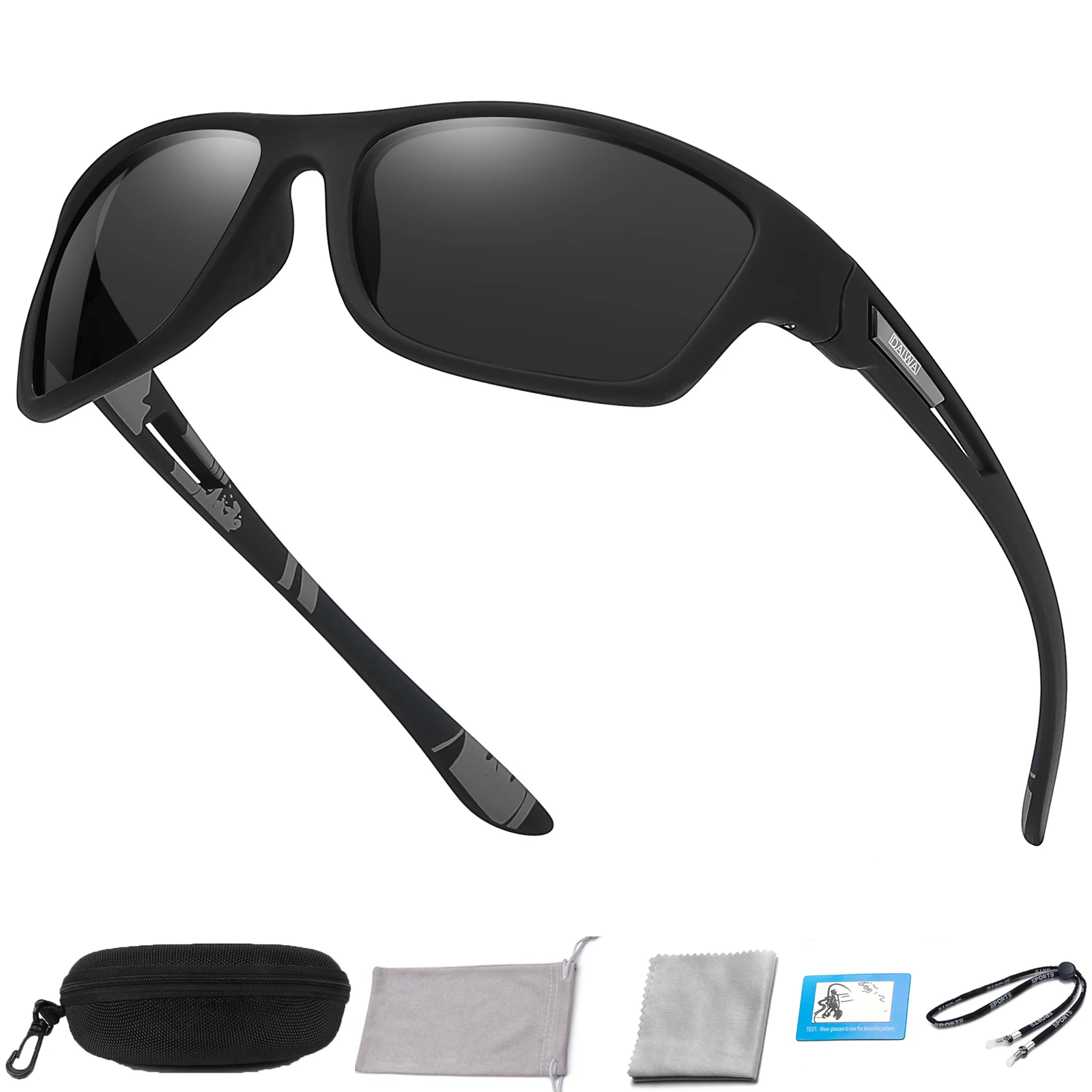 Polarized Fishing Sunglasses Men's Driving Shades Outdoor Eyeglasses Male Sport Sun Glasses Hiking UV400 Eyewear With Box polarized sunglasses fishing sunglasses