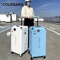 Valise à roulettes COLENARA grande capacité, épaisse, pour étudiants, hommes et femmes, avec cinq roues et amortisseurs 5