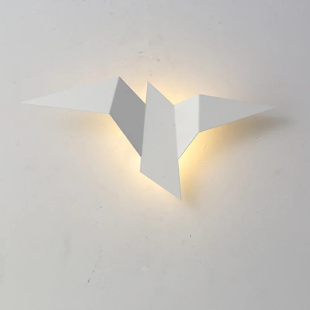 북유럽 다리미 LED 벽 램프, 새 램프, 거실 계단 침실 홈 장식, 벽 스콘스 실내 조명