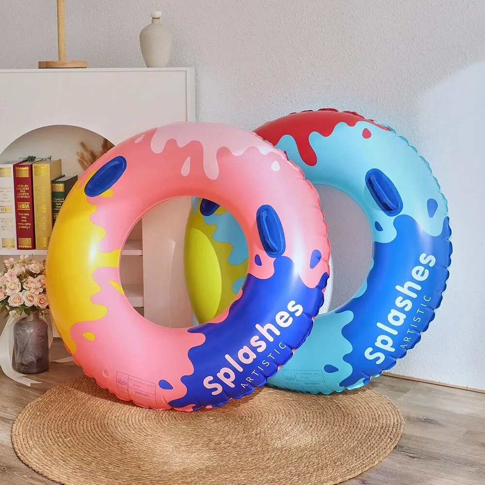 Swimming Toys Splash Ink Style Inflatable PVC Swim Ring
