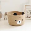 Cute Storage Baskets Rattan Woven Bedroom Household Decor Organizer Case Key Snacks Desktop Sundries Deposit Tidy Box Items 2