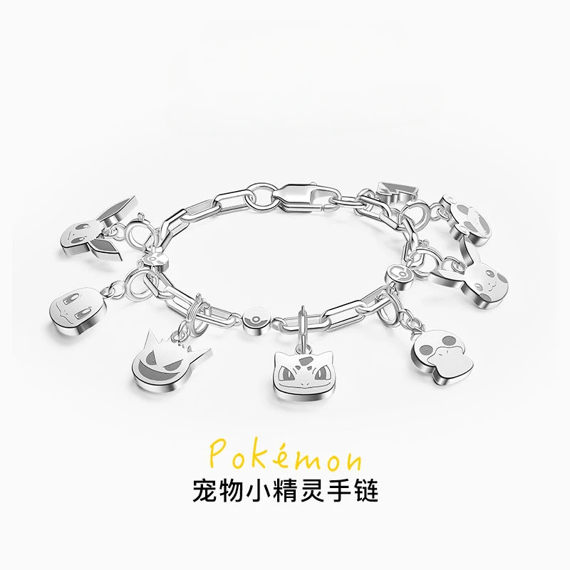 

pokemon pikachu Squirrel Bulbasaur Creative Kawaii Anime Character Bracelet Simple Exquisite Cartoon Hand Accessories Wholesale