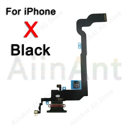 AiinAnt USB Port Charger Dock Connector Mic Charging Flex Cable For iPhone 7 8 Plus Xs Max X XR Dock Charging Flex - Image 12