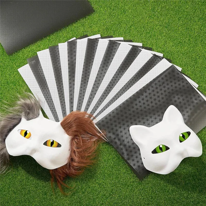 Hot Selling-20Pcs Plastic Mesh Fursuit Waterproof Printable Mesh Canvas Sheets,DIY Fur Costume Cosplay,20Pcs Plastic Fursui