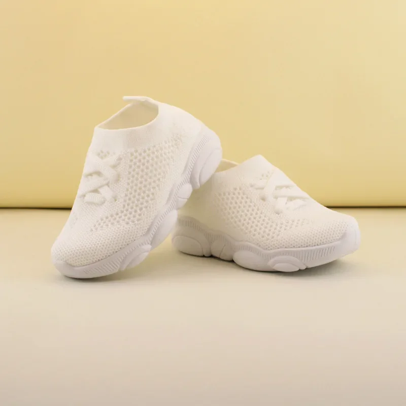 Baby Shoes Children Sports Shoes Girl 1 To 6 Years Toddler Boy Sneakers Breathable Kint Upper Slip On