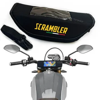 Accessorio moto Borsa portaoggetti manubrio impermeabile e antipolvere per DUCATI Scrambler1100 ducati scrambler400 scrambler 800