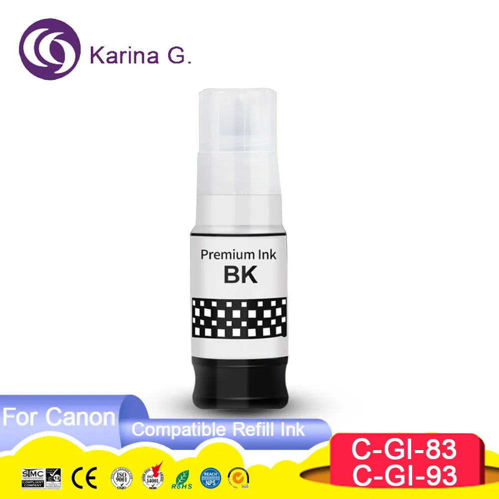 High Quality Compatible Water Based Refill Ink GI-83 GI83 GI 93 GI-93 Refill Ink