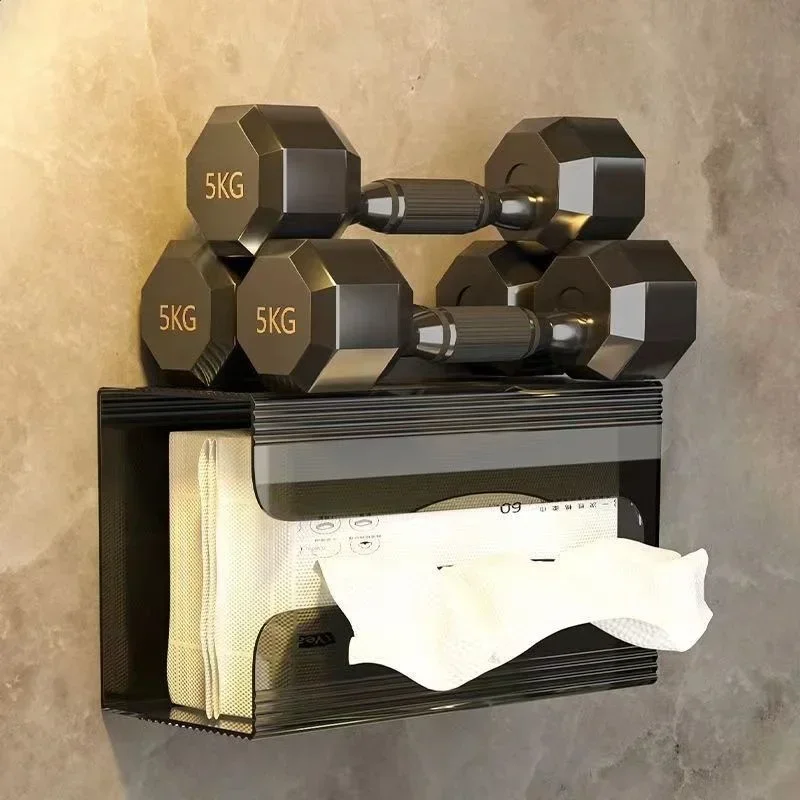 Toilet Paper Holder Punch-free Toilet Paper Holder Box Waterproof Storage