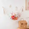 Macrame Hammock Net Toys Storage Boho Decor Children Room Toys Stuffed Animals Toys Hammock Net Organize Bohemia Storage Holder 3