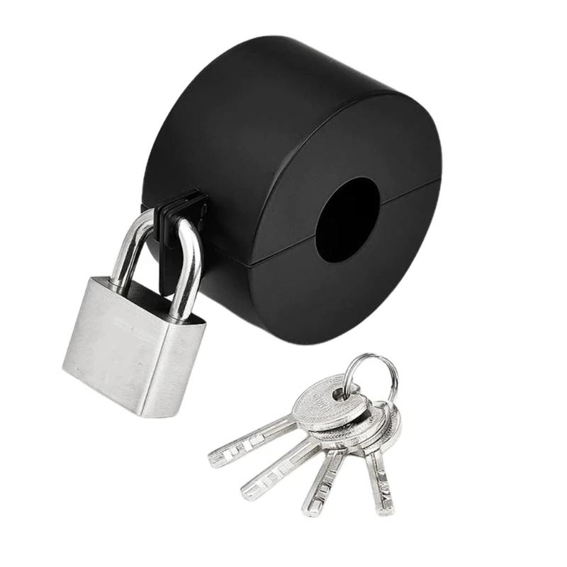 E5BE Door Handle Lock Door Knob Lock Out Device Disable The Doorknob/Faucet/Valves Knob Child Proof Cover Case Durable