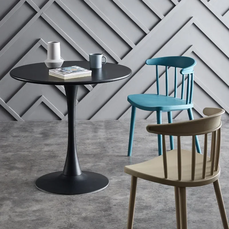 Nordic Table Milk Tea Shop Coffee Negotiation Small Round Balcony Leisure Small Household Dining Table