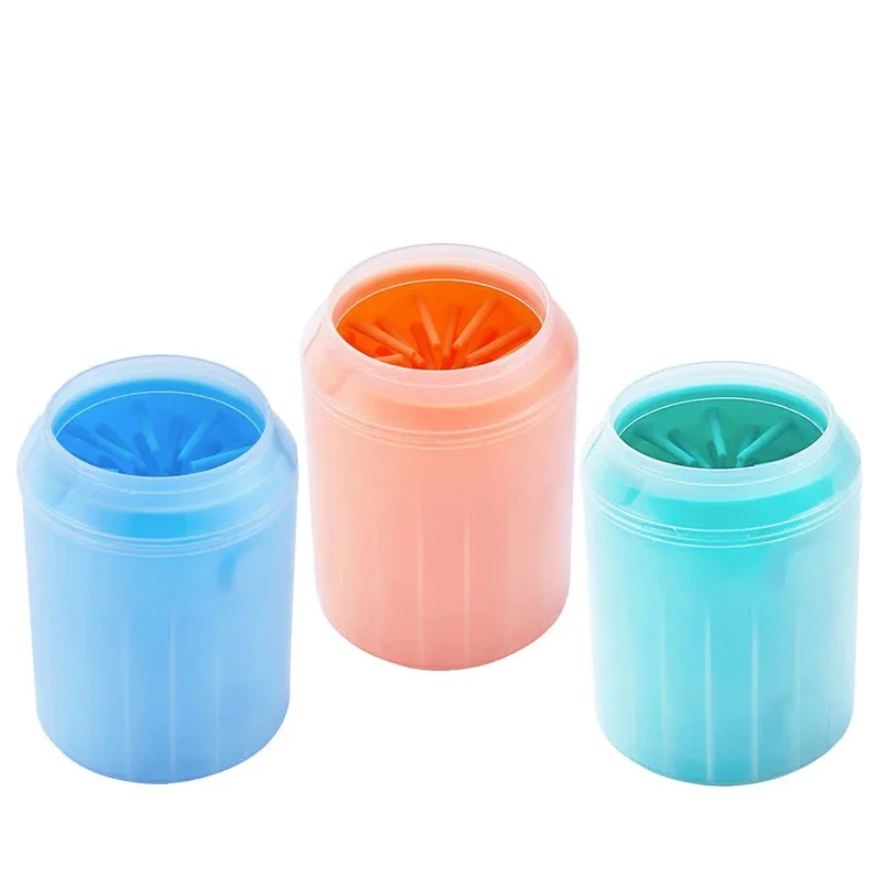 Pet Paw Cleaner Soft Silicone Foot Cleaning Cup Portable Cats Dogs Clean Brush 3 Sizes