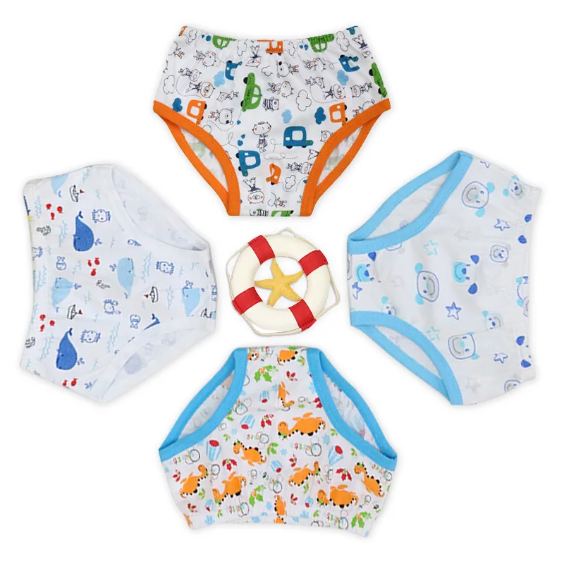 Boys Underwear Two to Five Years Old Baby Clothes Pure Cotton 4 pcs/lot Panties for Boys