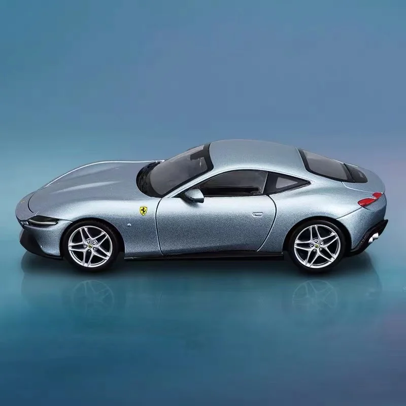Bburago 1/24 Ferraris ROMA 합금 레이싱 카 모델, 다이캐스트 금속 장난감, 슈퍼 스포츠카 모델, 시뮬레이션 컬렉션, 어린이 선물