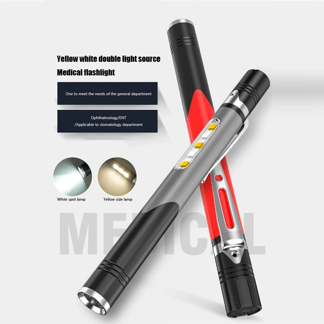 10PCS Medical Surgical Penlight Pen Light Flashlight Torch Inspection Lamp  Doctor Nurse Pocket Pen Emergency Medical Light - AliExpress