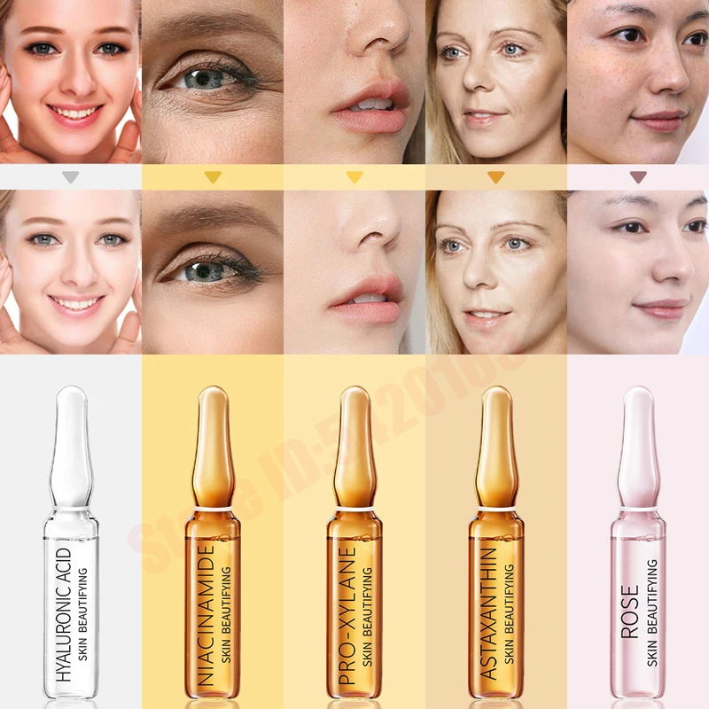 Astaxanthin Niacinamide Hyaluronic Acid Facial Serum Hydrating Moisturizer Anti-Aging Anti-Wrinkle Face Skin Care Products 6