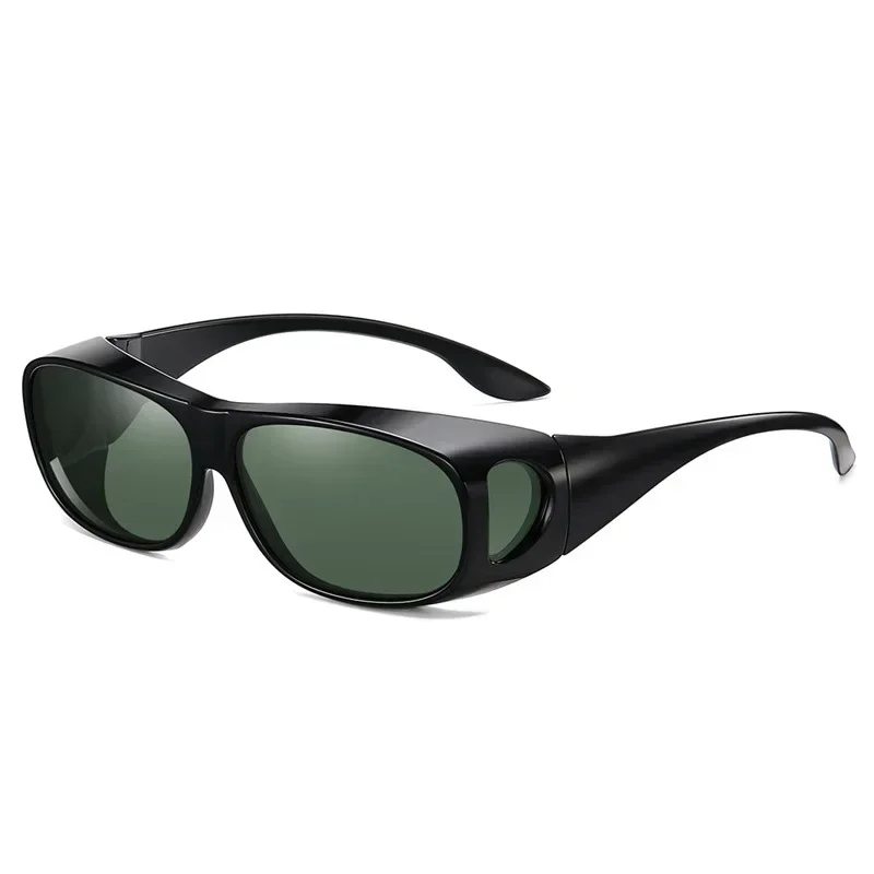 Polarized Fit Over Sunglasses - Versatile Wrap Shield for Driving, Fishing, and Sports with Night Vision Protection