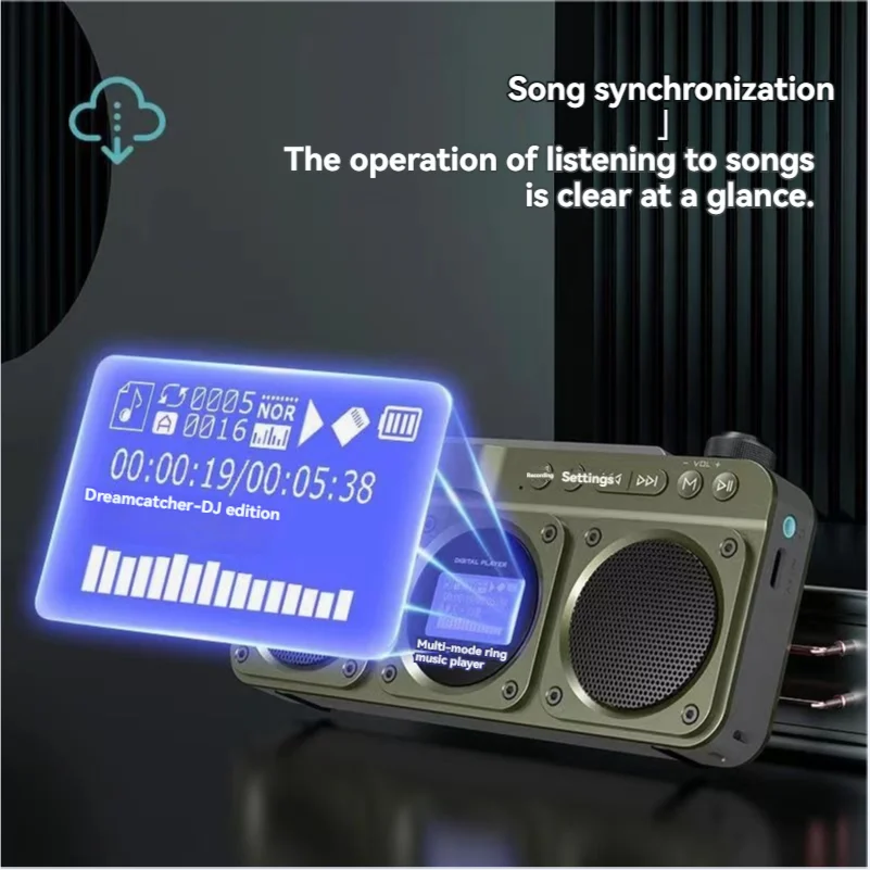 SANSUI F28 ポータブル FM ラジオ MP3 ウォークマン屋外カード