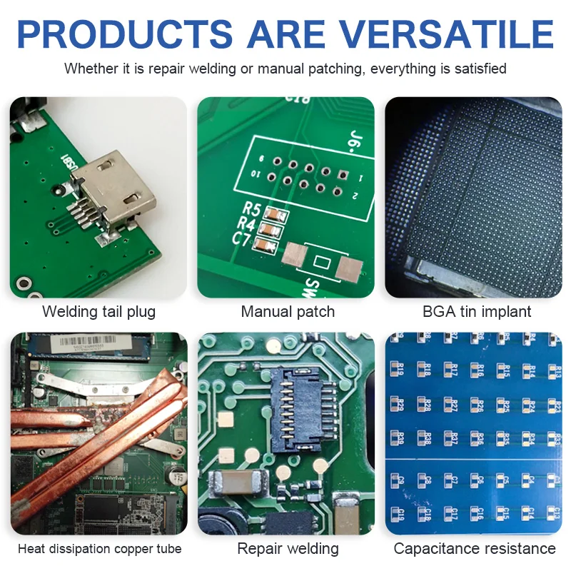SMD 무연 중간 고온 주사기 솔더 페이스트, LED BGA Sn42bi58, 전화 수리 용접 주석 납땜 페이스트, 138 ℃