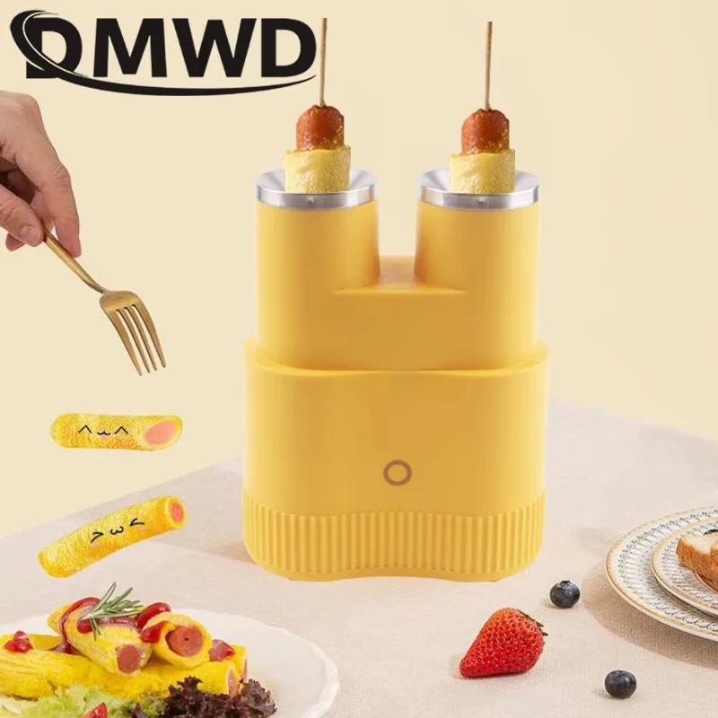110V/220V Automatic Rising Electric Egg Roll Maker Cup Breakfast Single Omelette Master Fried Eggs Sausage Roller Boiler Machine 2