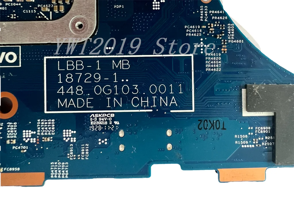 Carte Mère LENOVO ThinkPad L390 Yoga I3-8145U - Originale - Occasion