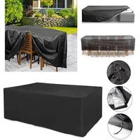 Real Outdoor Cover for Garden Furniture, Patio Garden Furniture, Rain and Snow Chair Cover, Sofa Table and Chair Dust Cover 1