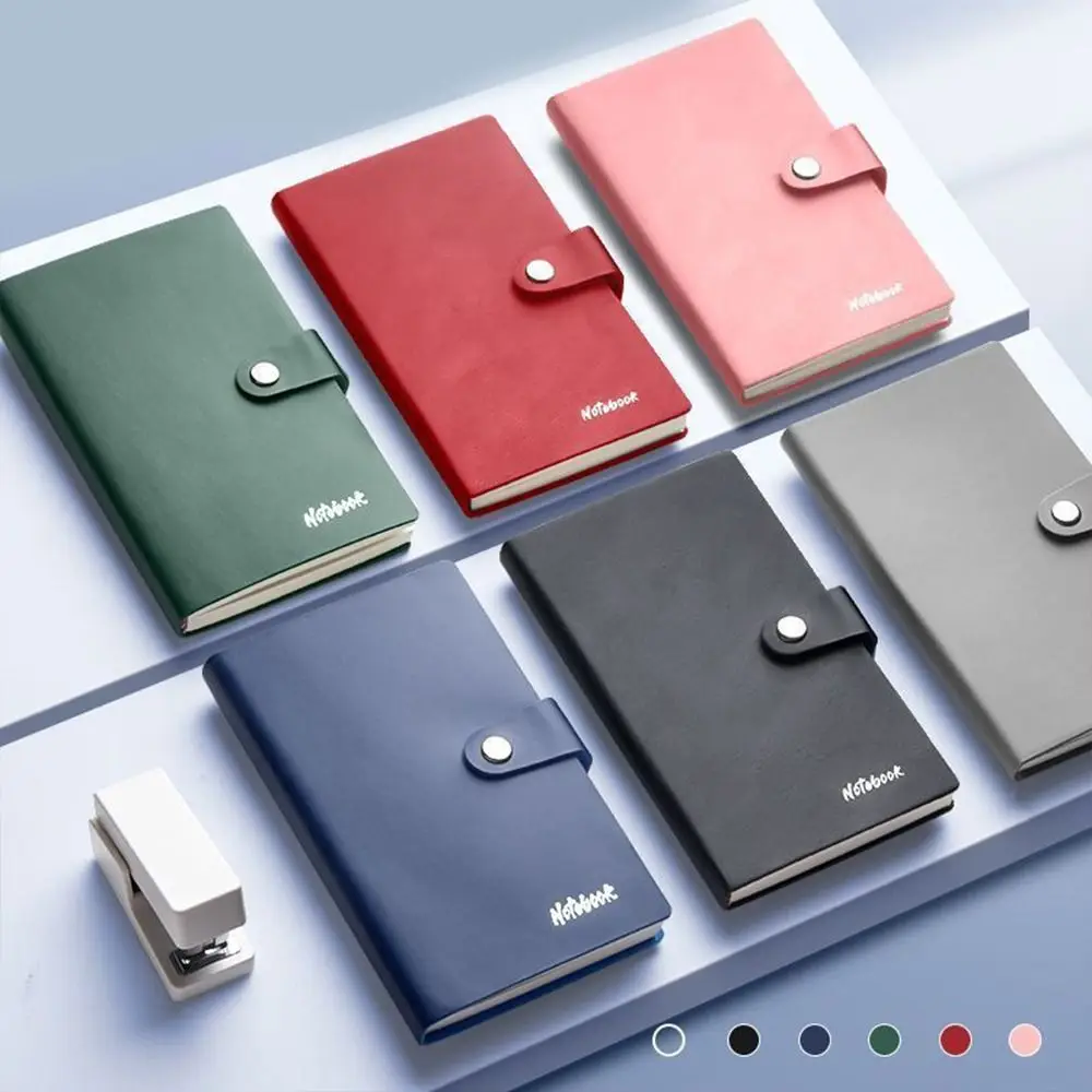 Compact PU Leather Pocket Notebook – Portable Mini Notepad for Handwriting and Memo Taking