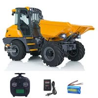 RTR LESU Painted Assembled 6MDX 1/14 RC Tipper 4X4 Hydraulic Articulated Dumper Car Toy With Sound Light Group THZH1395 1