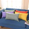 30*50 Cm Smooth Pillow Case Fashion Long Waist Pillowcase Living Room Car Decor Pillow Cover Cushion Case Home Textile Products 6