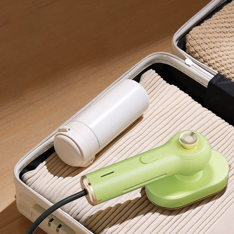 סטימר נייד נייד לבגדים, מסיר קמטים מהיר, סטימינג אנכי ושטוח דו-שימושי, 220V לטיולים בבית וטיפוח בגדים