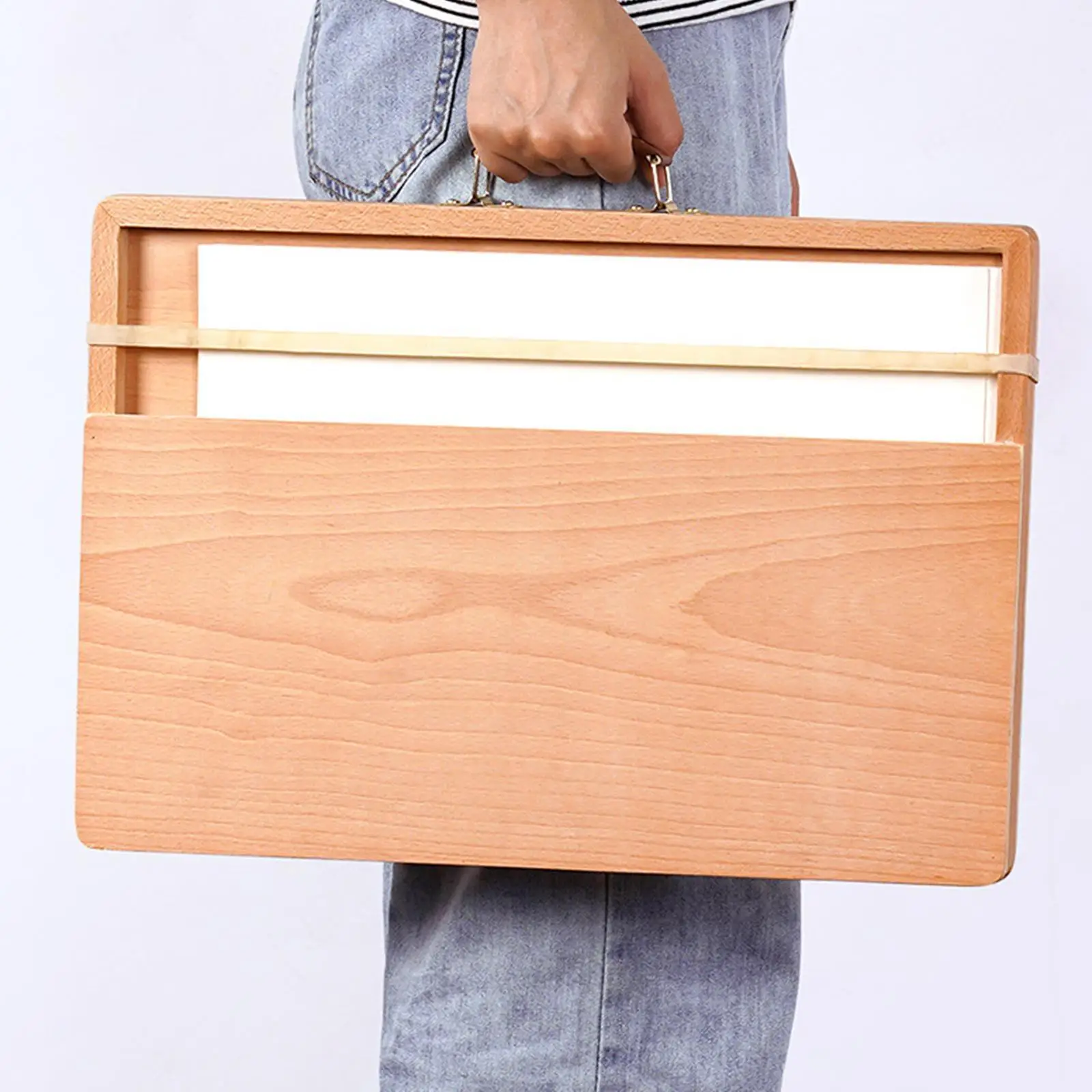 Portable Drawing Board Drawing Board Wooden Easel Painting Board with Drawer Painting Tool Art Board for Drawing and Painting