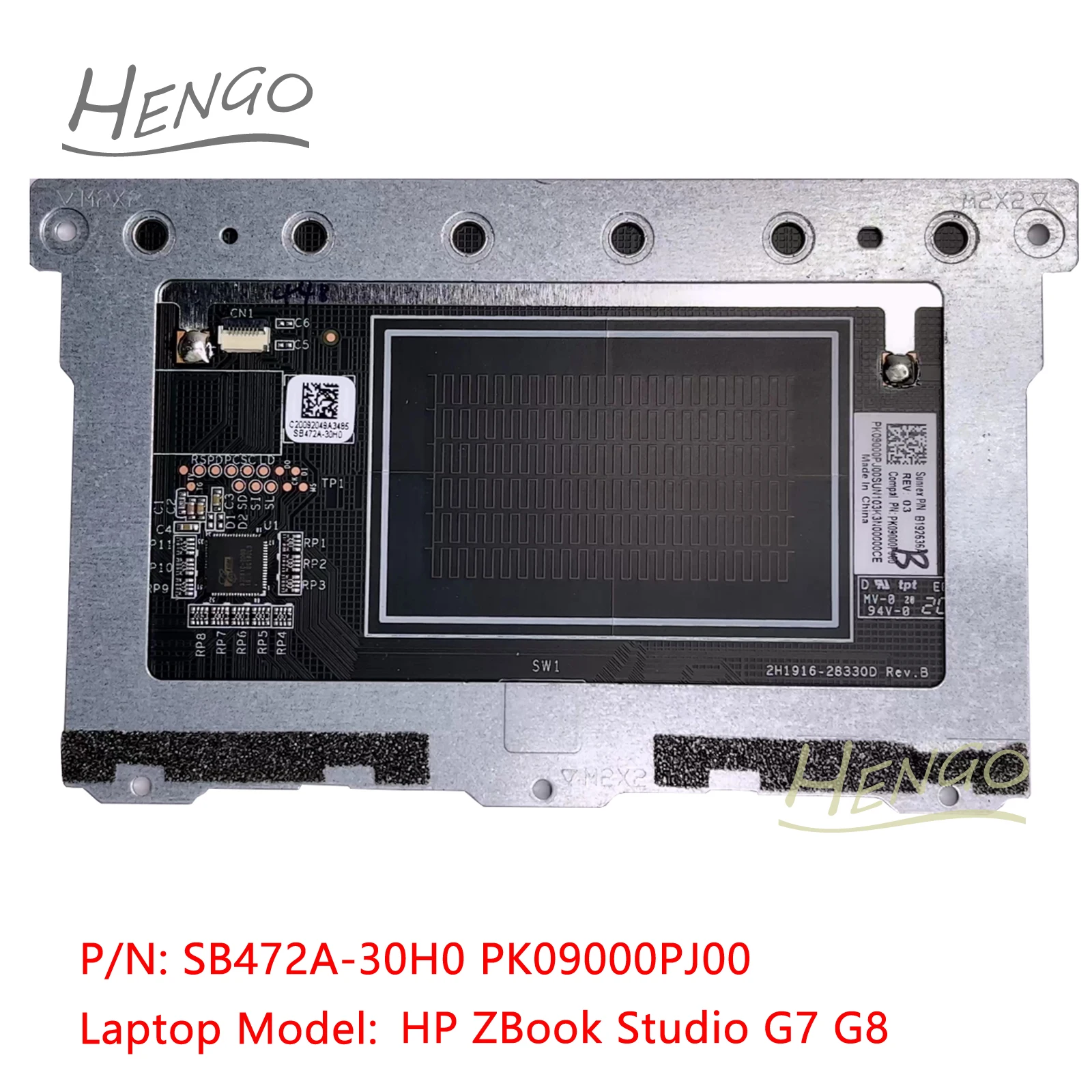 SB472A-30H0 PK09000PJ00 Silver Original New For HP ZBook Studio G7 G8 Trackpad Clickpad Board Touchpad