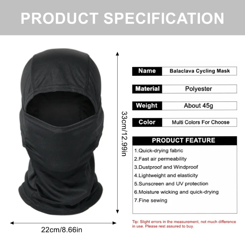 Camouflage Balaclava Full Face Mask Ski Cycling Hunting Head Neck Cover Helmet Liner Cap Men Scarf Winter Outdoor Gear